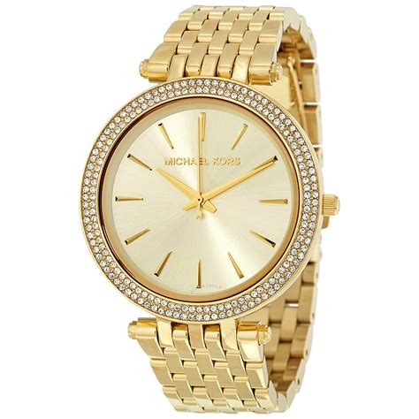 gold michael kors watch price|michael kors gold diamond watch.